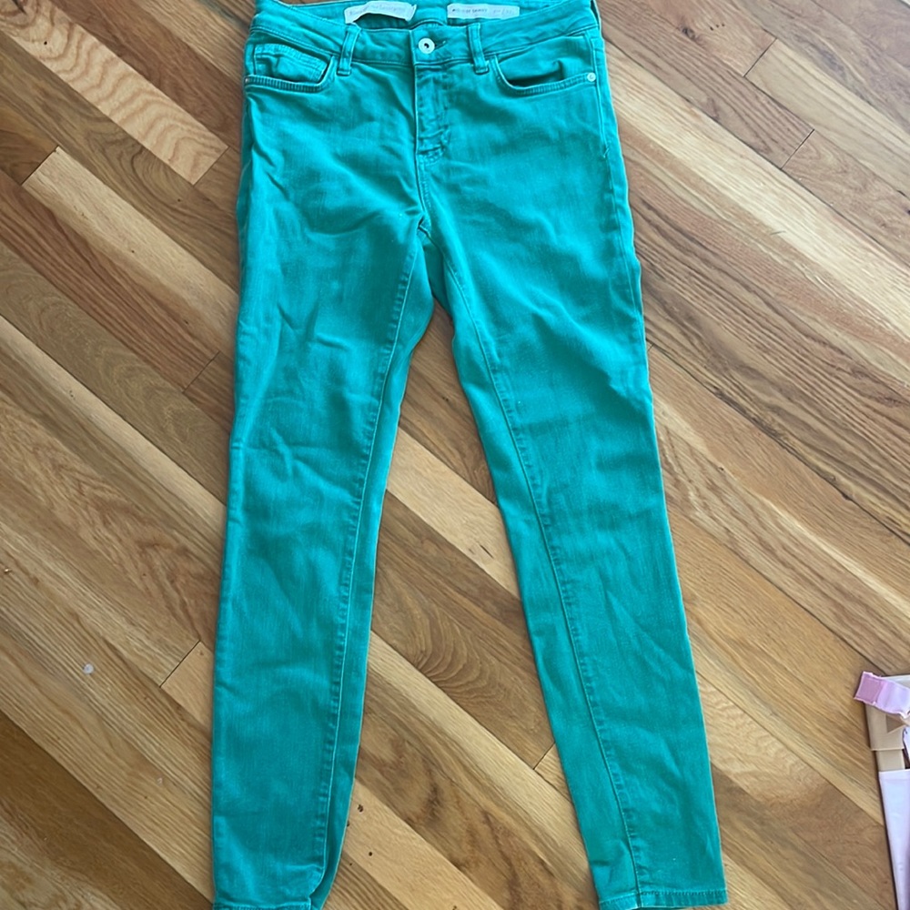 Pilcro and the Letterpress Mid Rise Skinny